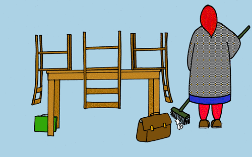 School cleaner