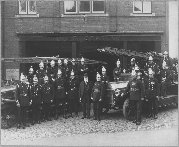 Motorised fire truck