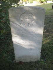 The Bates brothers' headstone