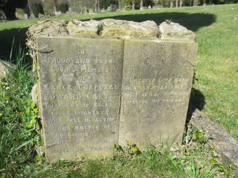 Edward Carter's memorial