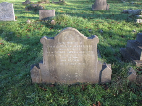 Charles Heath's memorial 