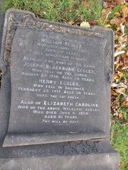 Eccles memorial