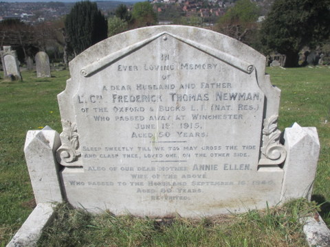 Grave of Frederick Newman
