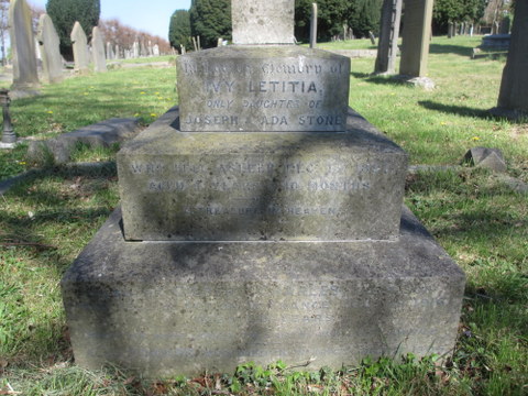 Gilbert Stone's memorial