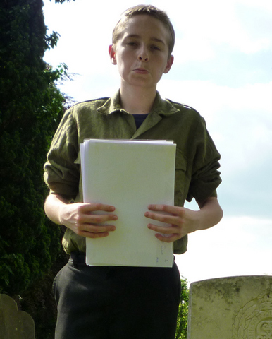 R A Hall researched by Luke Brosse, performed by Sam Day