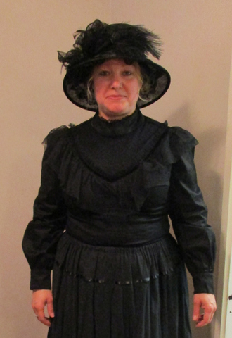 Mrs Minnie Wilks researched by Sally Scagell <br> and performed by Taryn Earley of <br> Earley Days - History for Teens