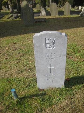 J C Buttenaere's grave