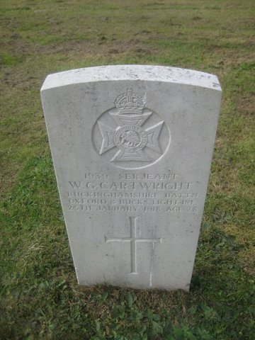  W G Cartwright's grave