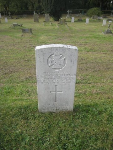 W W Quarterman's grave