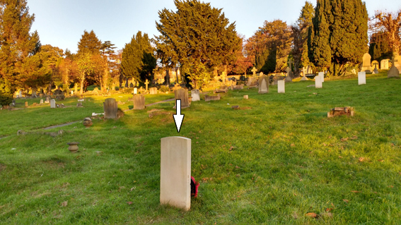 W G Page CWGC grave