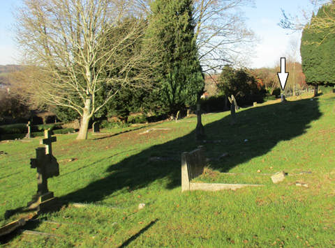 CWGC grave of A King