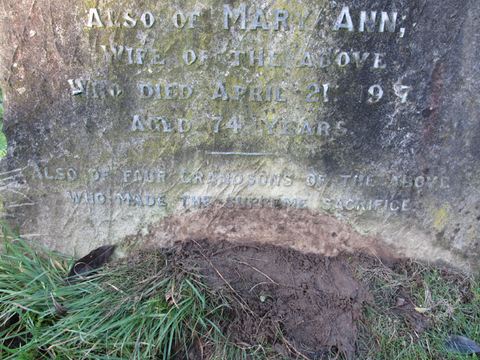 Peddle grave