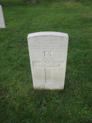 Grave of William George Page
