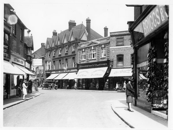 Rebuilt premises with eaves