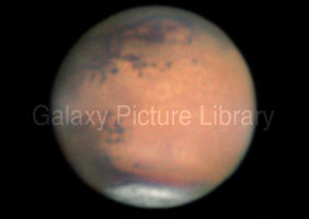 Mars seen from UK